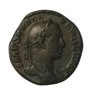 MONNAIE SESTERCE 230 ALEXANDRE SEVERE CUIVRE RIC 503 TTB - The Severans (193 AD Tot 235 AD)