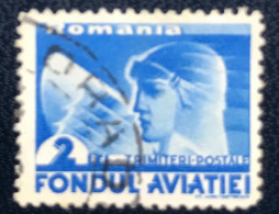 Romania - Roemenië - C14/56 - 1936 - (°)used - Michel 27 - Piloot & Vliegtuig - Oblitérés