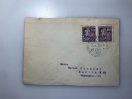 Deutschland UMSCHLAG BOHMEN  1943... 31/75 - Covers