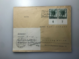 Deutschland 6 UMSCHLAG NACKH 1940 ... 31/83BIS 87 - Buste