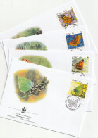 Ierland 2005, FDC, WWF, Butterflies - FDC