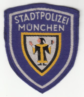 Patch Tissu De La Police De Munich - Allemagne - Police & Gendarmerie