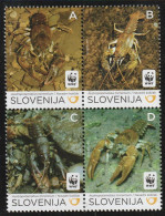 Slovenië 2011, Postfris MNH, WWF, Rock Lobster - Slowenien