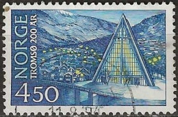 NORWAY 1994 Bicentenary Of Tromso - 4k.50, Tromsdalen Church FU - Oblitérés