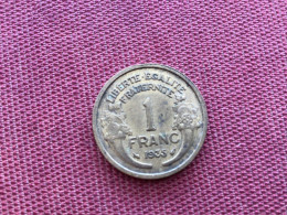 FRANCE Monnaie De 1 Franc 1935 RARE - 2 Francs