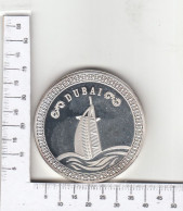 CR1832 MEDALLA DUBAI SIN VALOR VISIBLE PLATA - Ver. Arab. Emirate