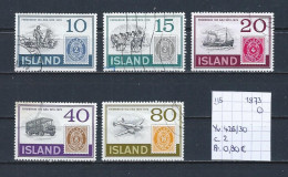 (TJ) IJsland 1973 - YT 426/30 (gest./obl./used) - Used Stamps