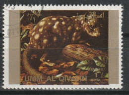 Umm Al Qiwain 1972 Animali Selvaggi - Wild Animals Tiger Quoll (Dasyurus Maculatus) CTO - Roedores