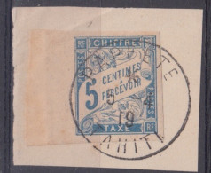 #198 COLONIES GENERALES TAXE N° 18 Oblitéré Papeete (Tahiti) - Taxe