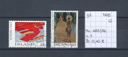 (TJ) IJsland 1975 - YT 455/56 (gest./obl./used) - Usados