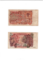 ALGERIE - Lot 2 Billets De 10 Dinars - Algérie