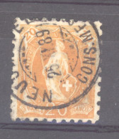 0ch  1829  -  Suisse  :  Yv  81  (o)  Dentelé 9 ½ - Used Stamps