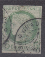 #198 COLONIES GENERALES N° 17 Oblitéré Petit-Canal (Guadeloupe) - Ceres