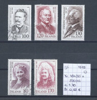 (TJ) IJsland 1979 - YT 494/95 + 500/02 (gest./obl./used) - Gebraucht