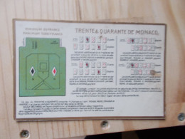 Trente Et Quarante De Monaco - Spielkarten