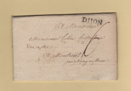 Dijon - 1790 - Cote D'Or - Copie De La Lettre Ecrite Par Le Ministre Des Finances - ....-1700: Voorlopers