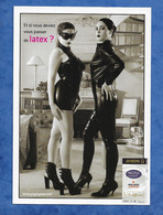 CPM Pin Up En Latex Couple De Femme Sexy - Humour Carte Publicitaire Préservatif Protex - Ed Cart' à Pub - Pin-Ups