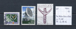 (TJ) IJsland 1981 - YT 523 + 524 + 526 (gest./obl./used) - Gebruikt