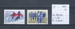 (TJ) IJsland 1983 - YT 556/57 (gest./obl./used) - Usados