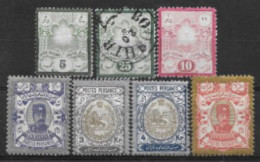 Postes PERSANNES :  Lot Avec N° 31 Ob / N° 41**-82 *- 83 *- 279**/280** (cote 113,oo €) - Iran