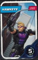 Carte E. Leclerc 2023 Marvel Défie Tes Héros Hawkeye 093 - Andere & Zonder Classificatie