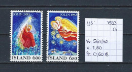 (TJ) IJsland 1983 - YT 561/62 (gest./obl./used) - Gebruikt