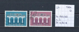 (TJ) IJsland 1984 - YT 567/68 (gest./obl./used) - Used Stamps