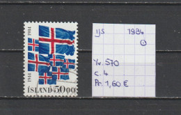 (TJ) IJsland 1984 - YT 570 (gest./obl./used) - Usati