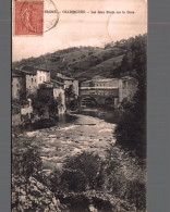 J0312 - OLLIERGUES - D63 - Les Deux Ponts Sur La Dore - Olliergues