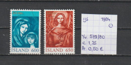 (TJ) IJsland 1984 - YT 579/80 (gest./obl./used) - Oblitérés