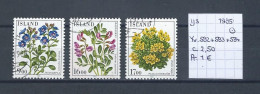 (TJ) IJsland 1985 - YT 582 + 583 + 584 (gest./obl./used) - Used Stamps