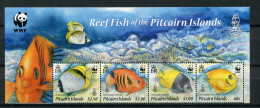 Pitcairn - Mi.Nr. 805 / 808 - "WWF-Fische Des Korallenriffs" ** / MNH (aus Dem Jahr 2010) - Pitcairn Islands