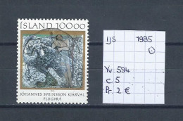(TJ) IJsland 1985 - YT 594 (gest./obl./used) - Used Stamps