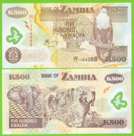 ZAMBIA 500 KWACHA 2004 P-43c UNC POLIMER - Sambia