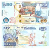 ZAMBIA 50 KWACHA 2022 P-60d UNC - Zambia