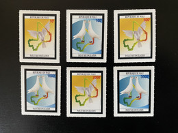 Mali 2019 Mi. 2654 - 2659 Paix Réconcilisation Dove Colombe Friedenstaube Peace Oiseau Map Karte Self-adhesive 6 Val. - Malí (1959-...)