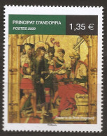 Andorre Français 2009 N° 672 ** Art Religieux, Tableau, Prédelle De Prats, Roi, Lancier, Maître De Caldes De Malavella - Unused Stamps