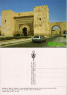 Meknès ‏مكناس‎ BAB EL KHEMIS Bauwerk & Mercedes Kombi Auto 1980 - Meknes