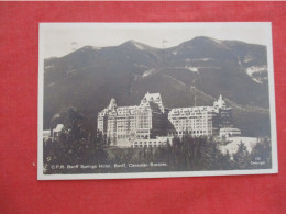 RPPC         C.P.R.  Banff   Springs Hotel. Canada > Alberta > Banff   Ref 6262 - Banff