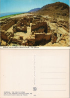 Qumran خربة قمران Qumran Antike Stätte, Excavation Viewed  Fish-eye Lens 1970 - Israel