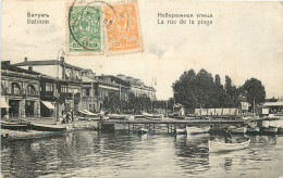 Georgie - Batoum Batumi - La Rue De La Plage En 1910 - Beautiful Vintage Postcard ! - Georgië