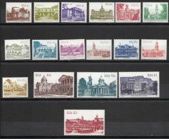 Afrique Du Sud YT 506-522 Neuf Sans Charnière - XX - MNH Architecture - Unused Stamps