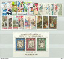 Liechtenstein 1988 Annata Completa / Complete Year Set **/MNH VF - Vollständige Jahrgänge