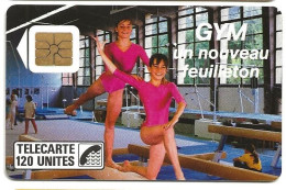 Telecarte F 95 Gym FR3 120 Unités SO2 - 1989