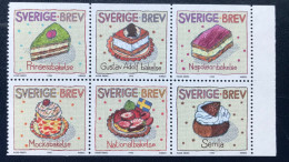 Sverige - Sweden - Zweden - VEL1/36 - 1998 - MH - Michel 2064#2069 - Gebak - Blokken & Velletjes