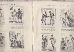 C1  PETIT JOURNAL POUR RIRE 448 1860 GREVIN Revue NADAR Marcelin RANDON Morel PORT INCLUS France - 1850 - 1899