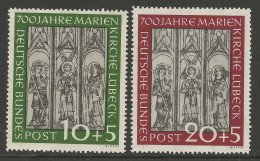 ALLEMAGNE FEDERALE Yvert N° 25 Et 26 NEUF**  SANS CHARNIERE / Hingeless / MNH - Ungebraucht