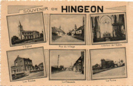 Souvenir De Hingeon  Carte Festonnée Multivues N'a Pas Circulé - Fernelmont