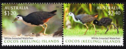 Cocos (Keeling) Islands - 2023 - Wildlife - Birds - Waterhens - Mint Stamp Set - Cocos (Keeling) Islands