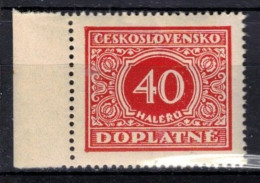 ** Tchécoslovaquie 1928 Mi P 59 (Yv TT 55), (MNH)** Varieté Position 21 - Abarten Und Kuriositäten